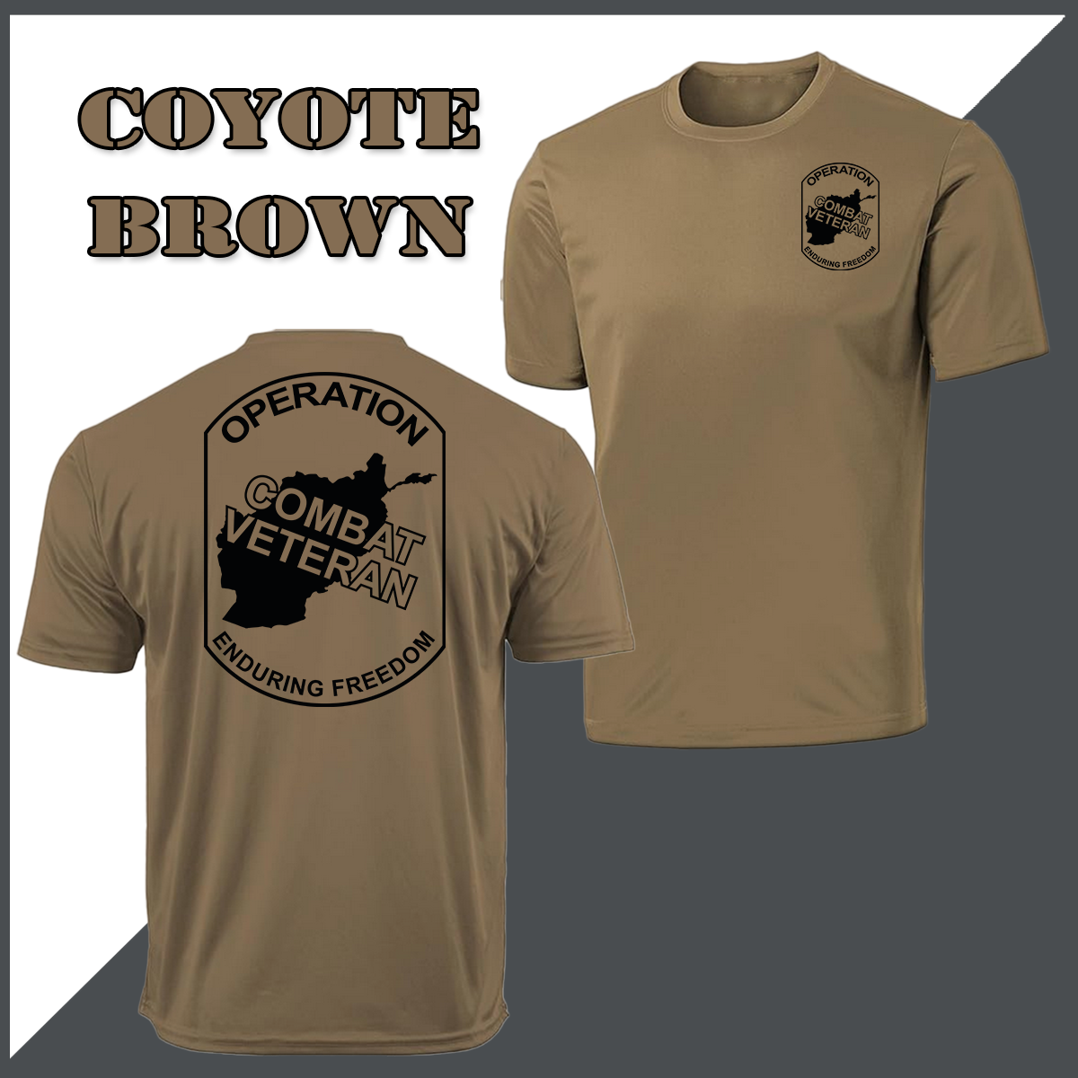 Combat Veteran Afghanistan OEF T-Shirt