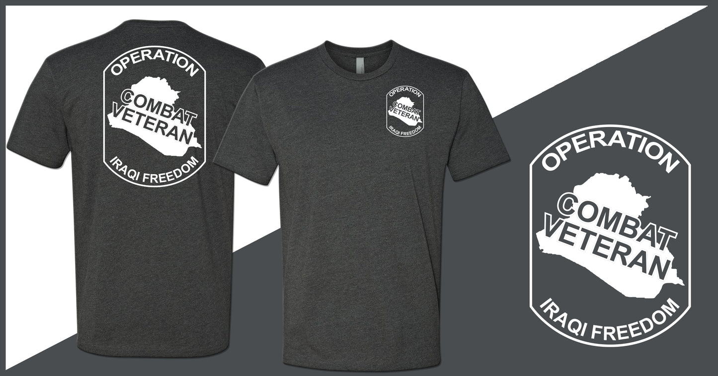 Combat Veteran Iraq OIF T-Shirt