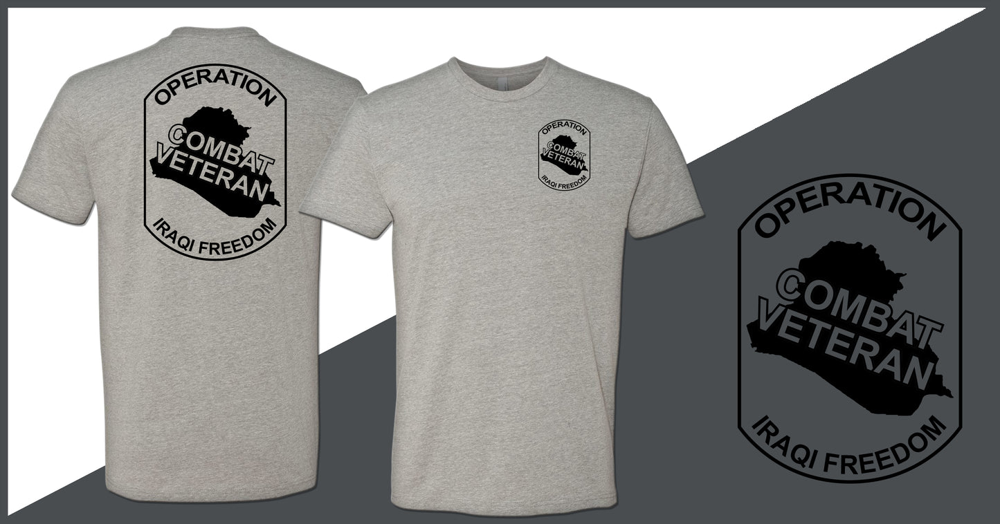 Combat Veteran Iraq OIF T-Shirt