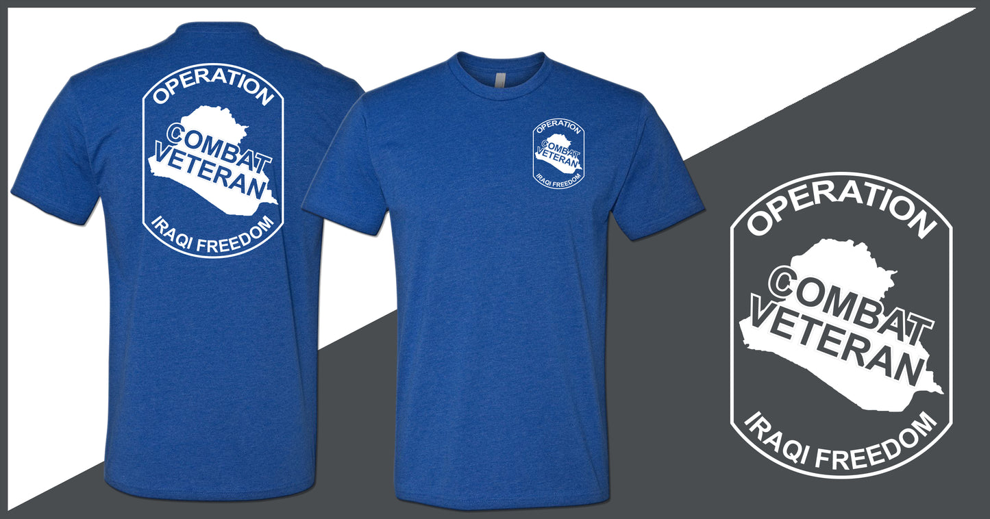Combat Veteran Iraq OIF T-Shirt