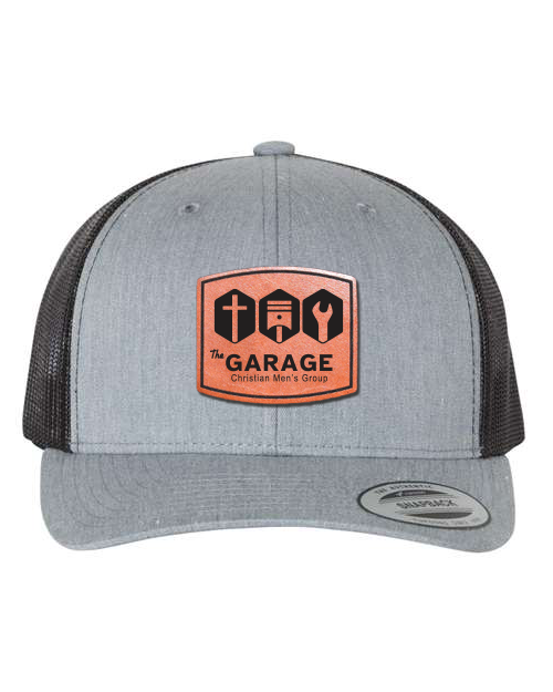 The Garage - Laser Engraved Leather Patch Hat