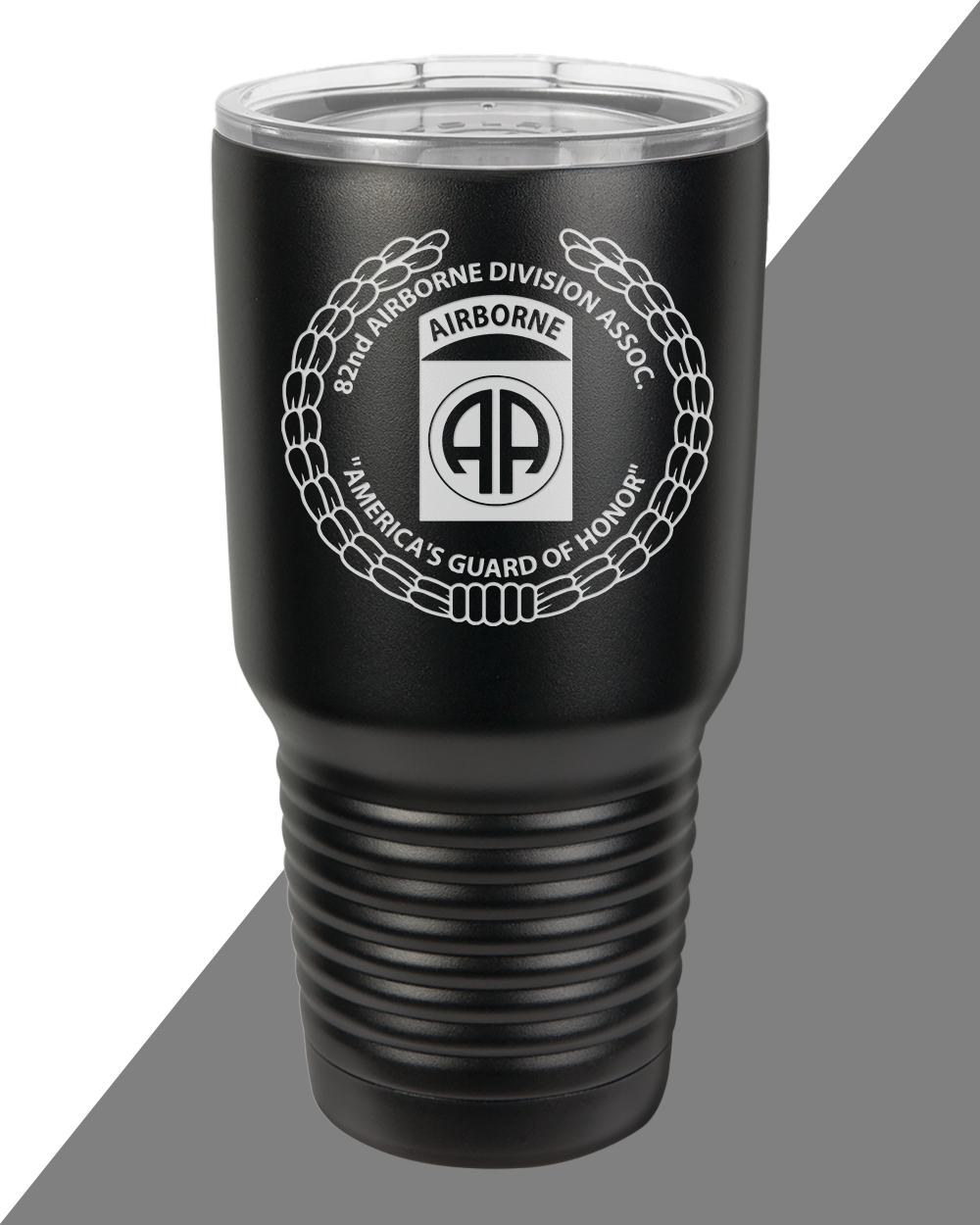82nd Airborne Association Laser Engraved 30oz Tumbler