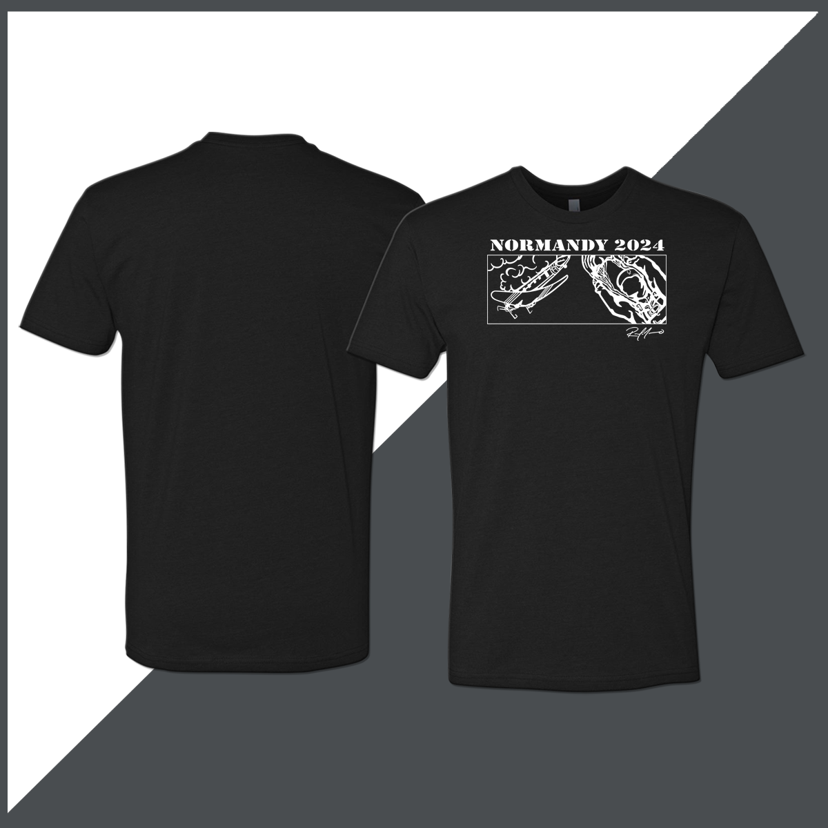 GBA Normandy T-Shirt - Custom Art by Rene Moreno