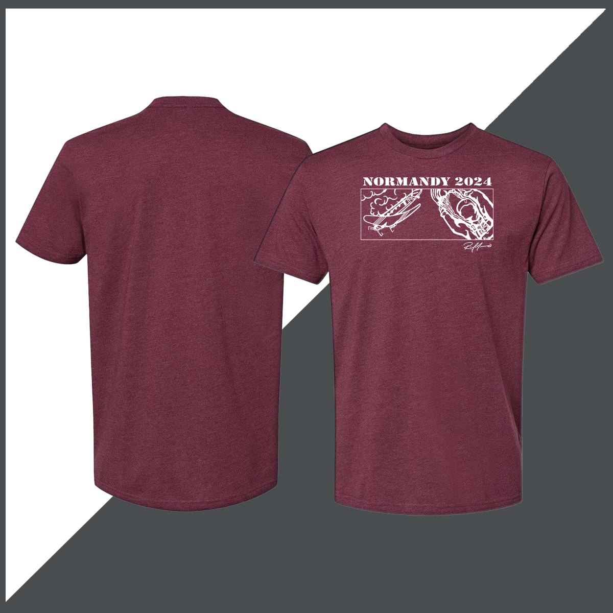 GBA Normandy T-Shirt - Custom Art by Rene Moreno