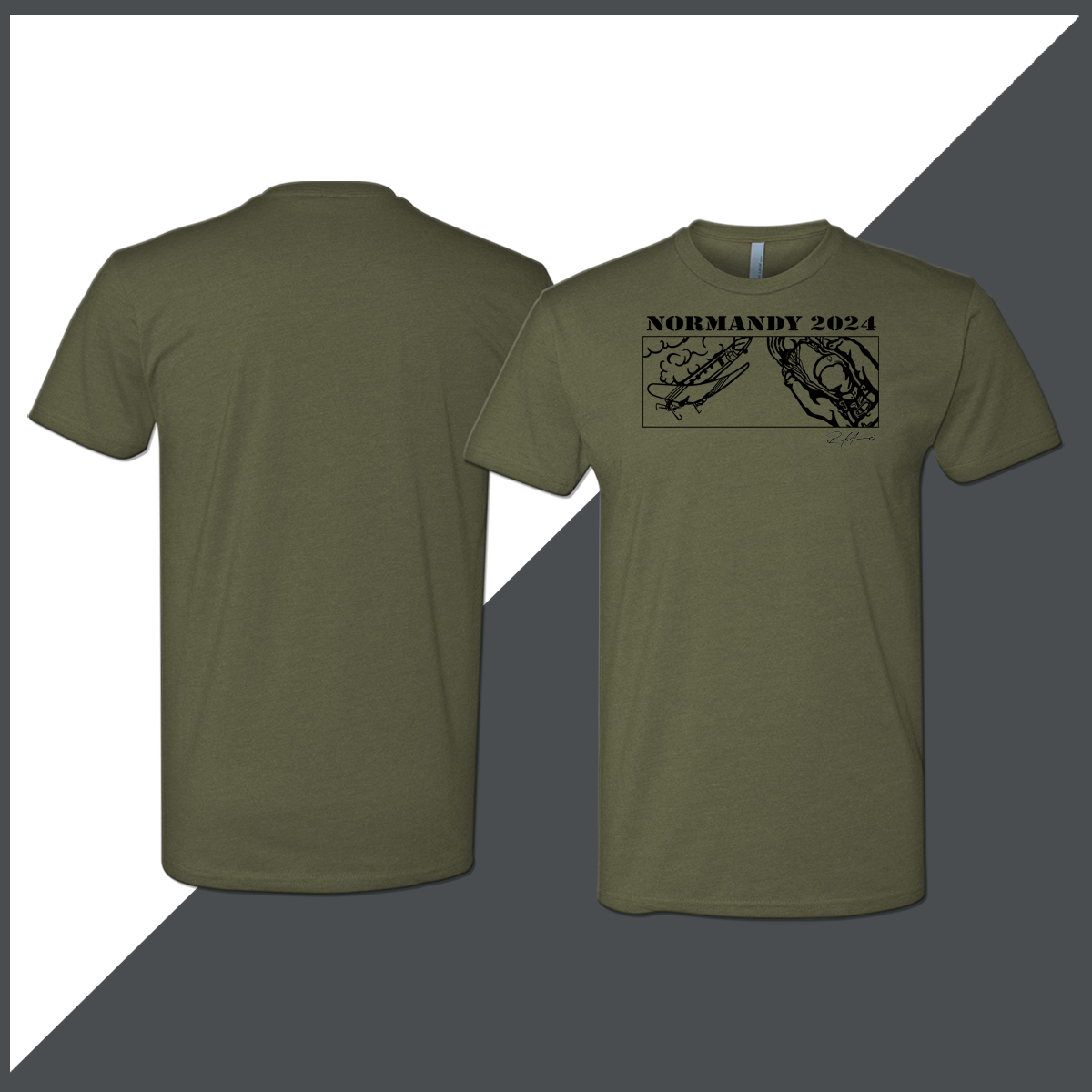 GBA Normandy T-Shirt - Custom Art by Rene Moreno