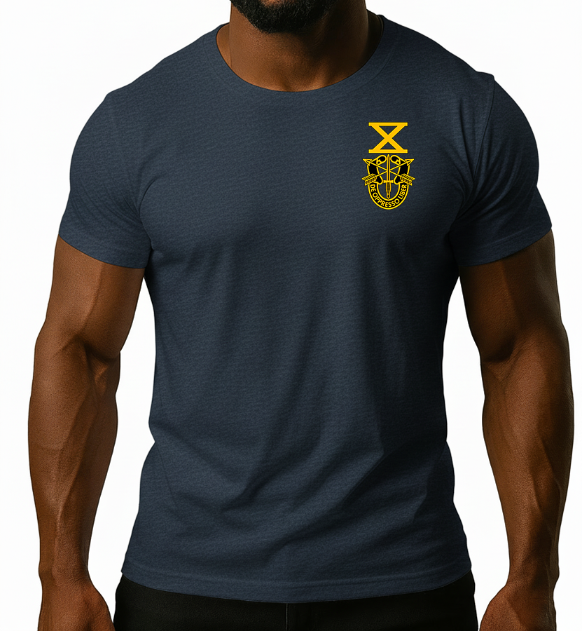 SF Association Gold Crest Logo Unisex T-Shirt - Left Chest Print