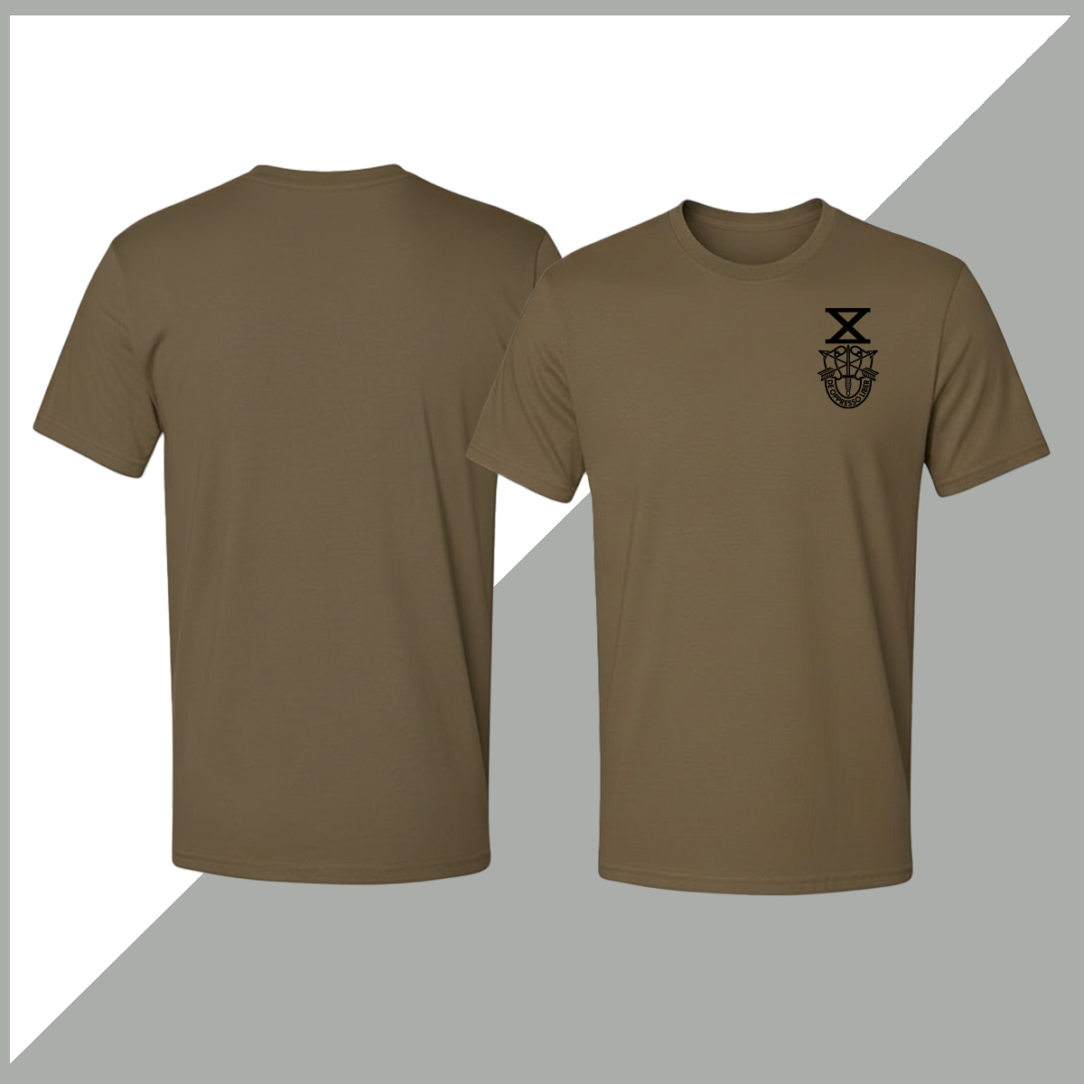 SF Association Monochrome Crest Logo Unisex T-Shirt - Single-Sided Print