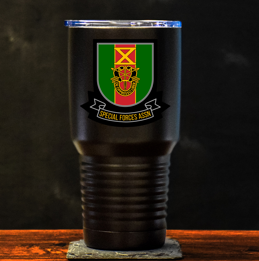 SF Association Banner Flash & Crest - Full Color UV Printed 30oz Tumbler