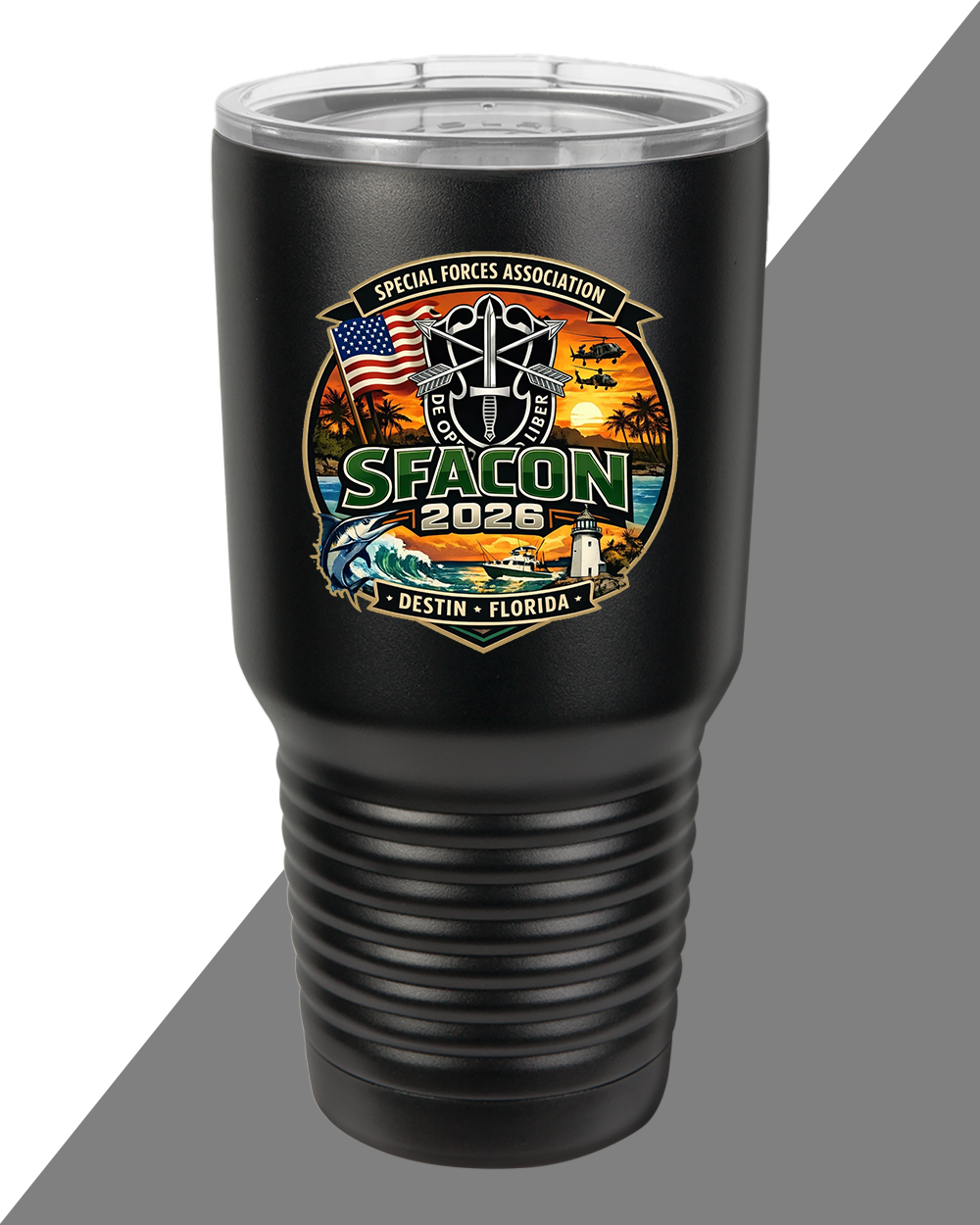 SFACON 2026 Logo - Full Color UV Printed 30oz Tumbler