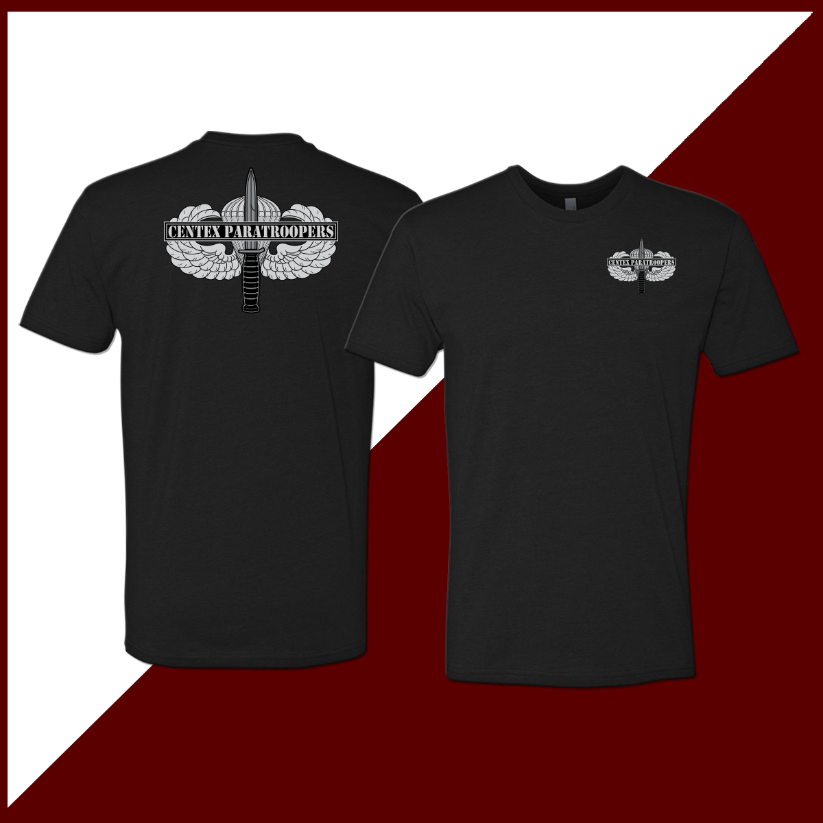 CenTex Paratroopers Member Official Logo T-Shirt