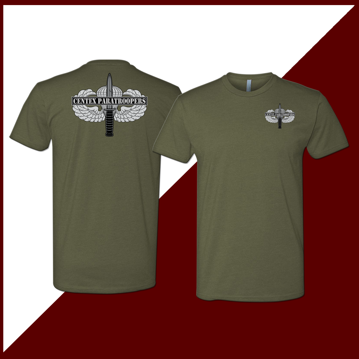 CenTex Paratroopers Member Official Logo T-Shirt