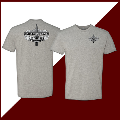 CenTex Paratroopers Founding Member Official Logo T-Shirt