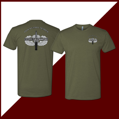 CenTex Paratroopers Proud Family Member T-Shirt