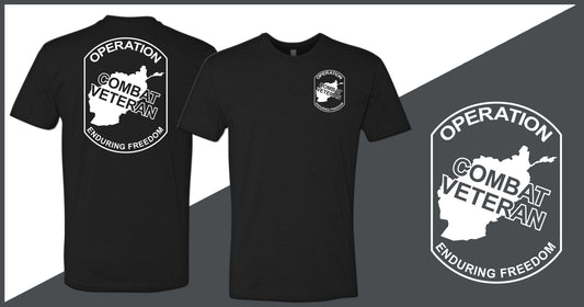 Combat Veteran Afghanistan OEF T-Shirt