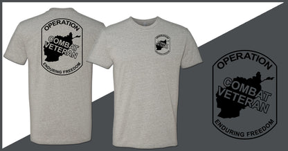 Combat Veteran Afghanistan OEF T-Shirt