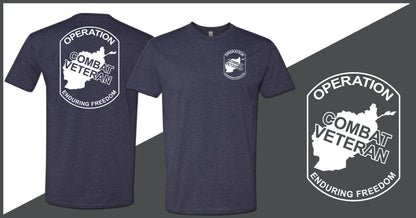 Combat Veteran Afghanistan OEF T-Shirt
