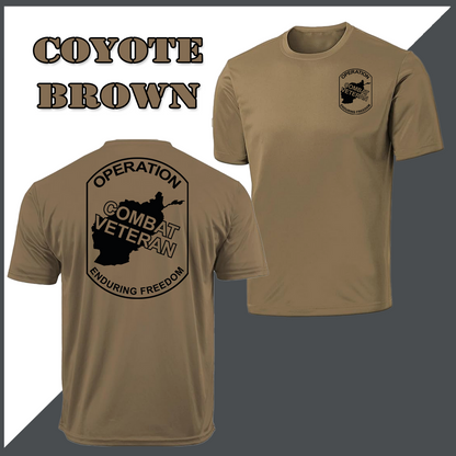 Combat Veteran Afghanistan OEF T-Shirt