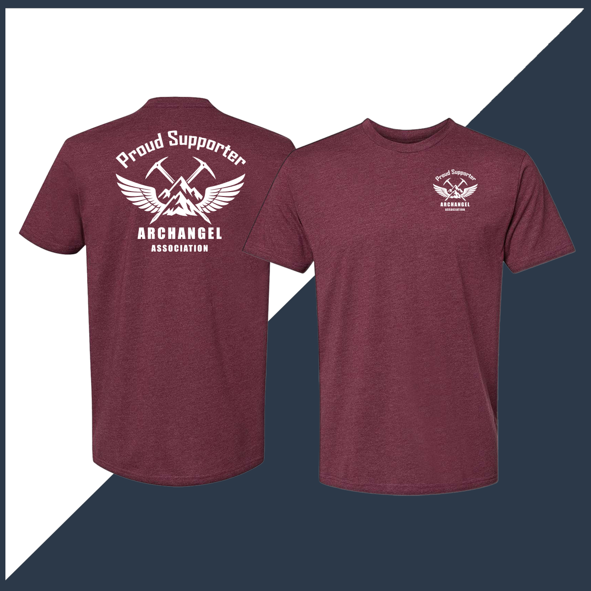 Archangel Association Proud Supporter T-Shirt - White Logo