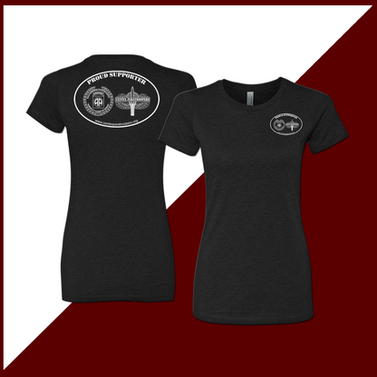 CenTex & 82nd Association Proud Supporter Ladies T-Shirt