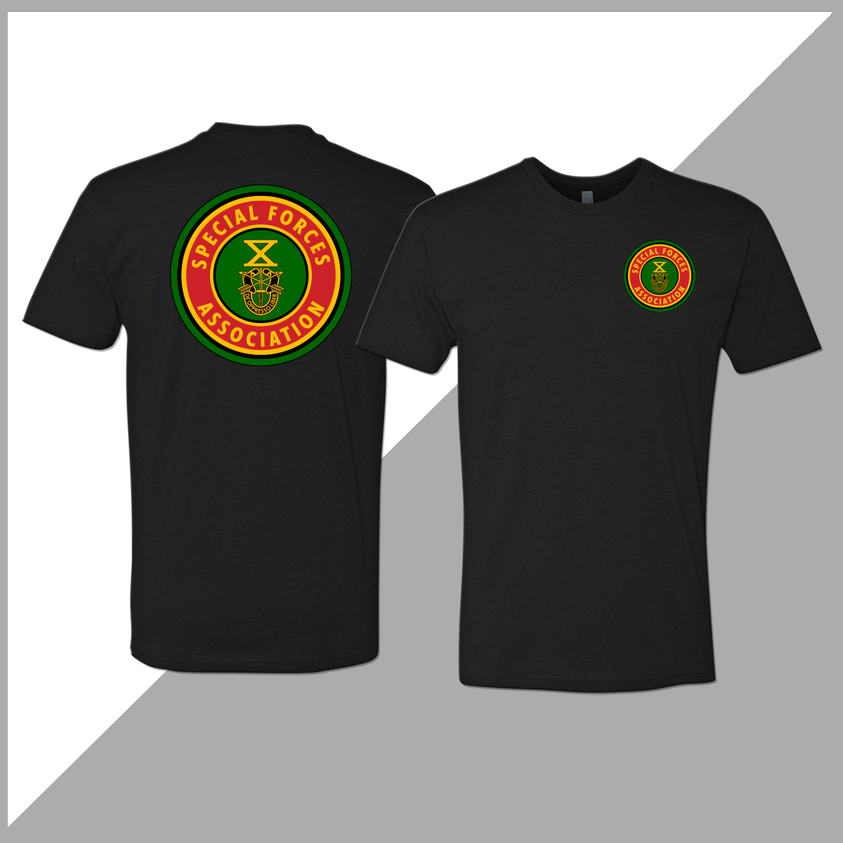 SF Association Circle Logo Unisex T-Shirt - Double Sided Print