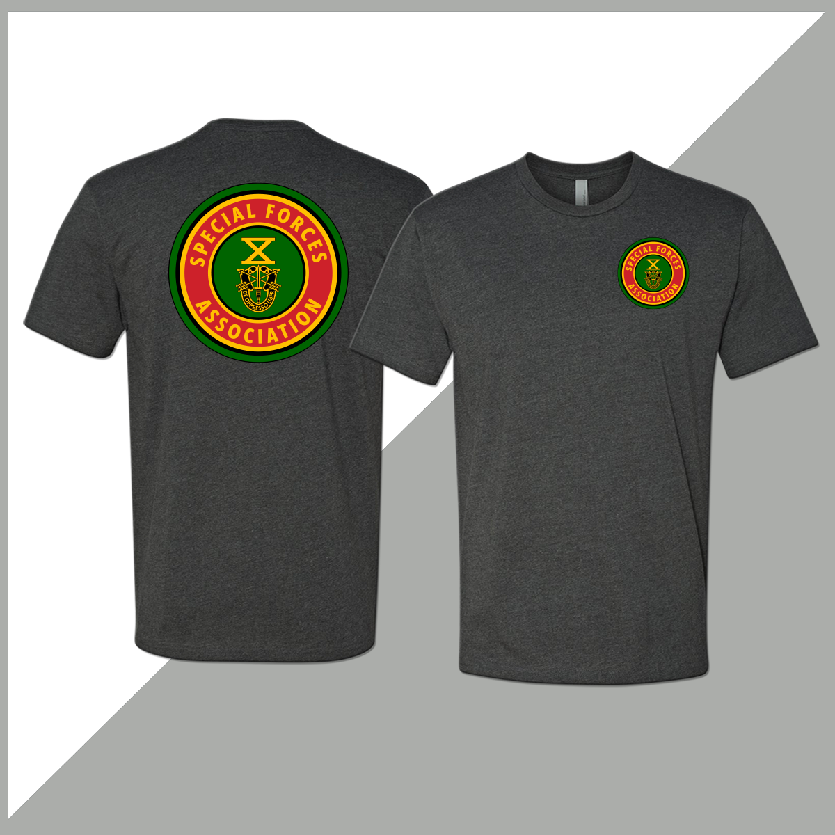SF Association Circle Logo Unisex T-Shirt - Double Sided Print