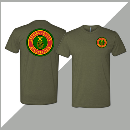 SF Association Circle Logo Unisex T-Shirt - Double Sided Print