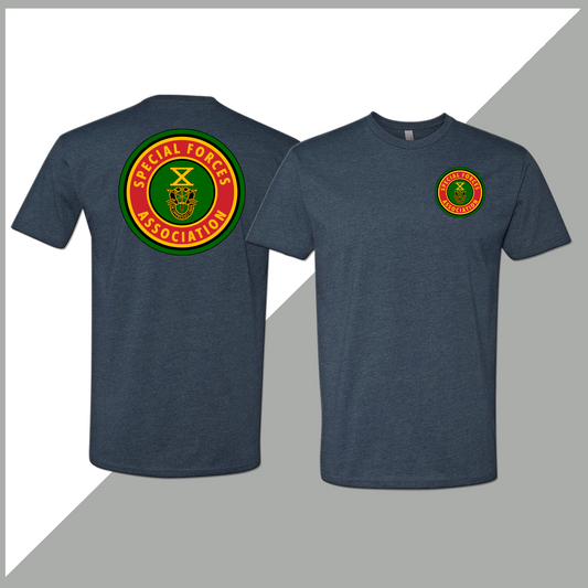 SF Association Circle Logo Unisex T-Shirt - Double Sided Print