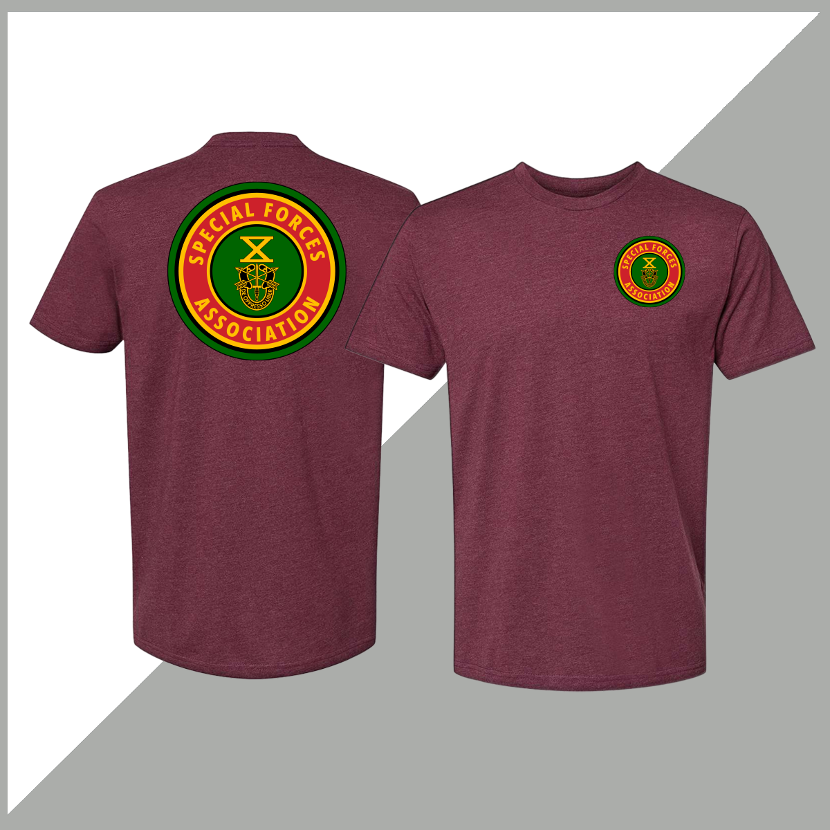 SF Association Circle Logo Unisex T-Shirt - Double Sided Print