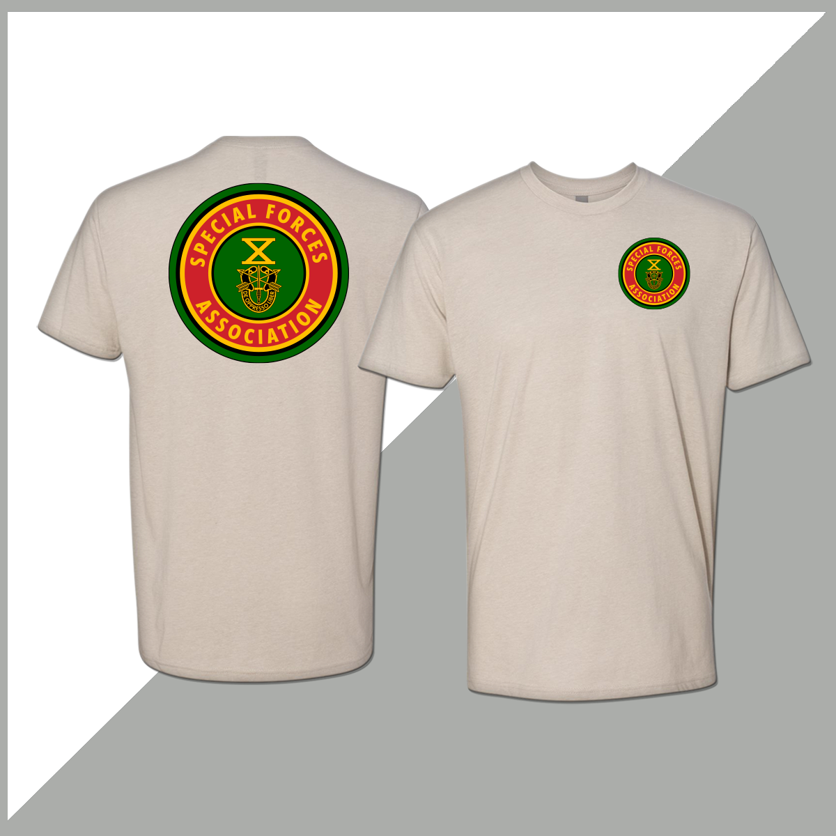 SF Association Circle Logo Unisex T-Shirt - Double Sided Print