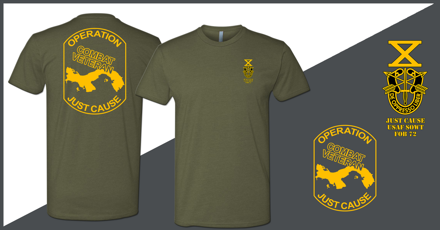 SFA Just Cause FOB 72 SOWT Unisex T-Shirt - Double Sided Print