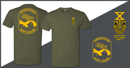 SFA Just Cause FOB 72 SOWT Unisex T-Shirt - Double Sided Print