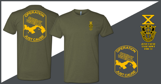 SFA Just Cause FOB 72 SOWT Unisex T-Shirt - Double Sided Print
