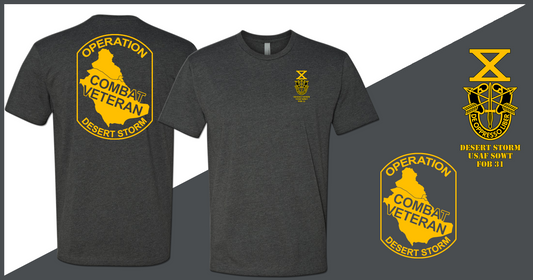 SFA Desert Storm FOB 31 SOWT Unisex T-Shirt - Double Sided Print