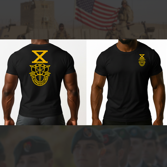 SF Association Gold Crest Logo Unisex T-Shirt - Double Sided Print