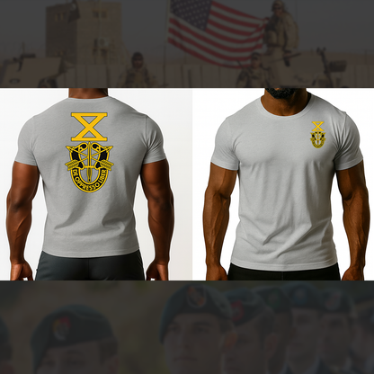 SF Association Gold Crest Logo Unisex T-Shirt - Double Sided Print