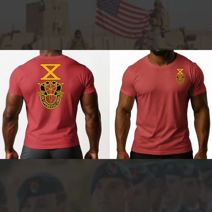SF Association Gold Crest Logo Unisex T-Shirt - Double Sided Print