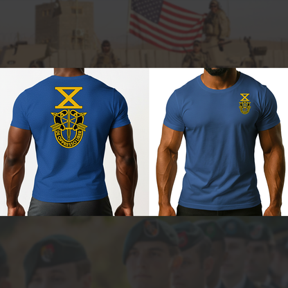 SF Association Gold Crest Logo Unisex T-Shirt - Double Sided Print