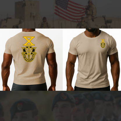 SF Association Gold Crest Logo Unisex T-Shirt - Double Sided Print