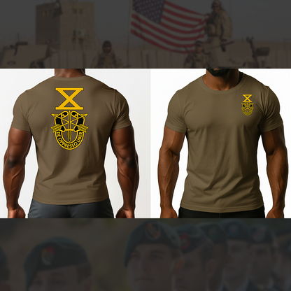SF Association Gold Crest Logo Unisex T-Shirt - Double Sided Print
