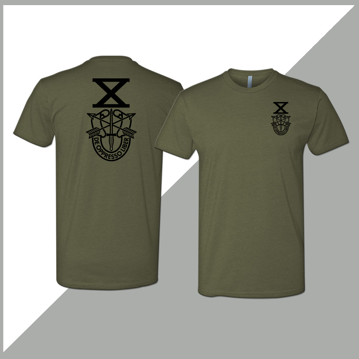 SF Association Monochrome Crest Logo Unisex T-Shirt - Double-Sided Print