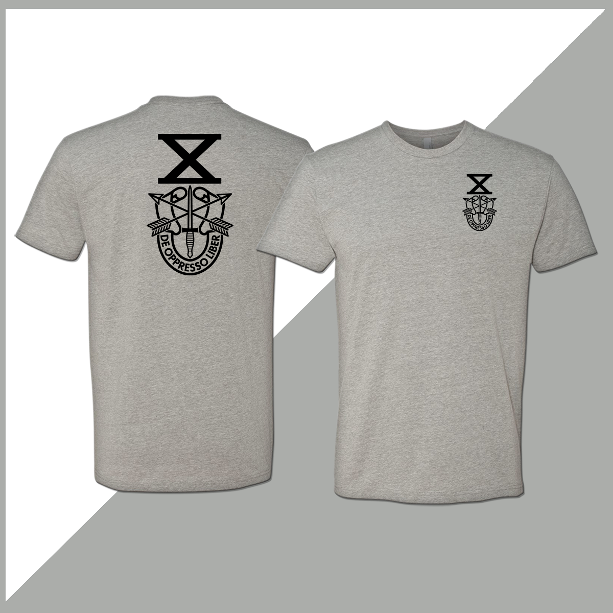 SF Association Monochrome Crest Logo Unisex T-Shirt - Double-Sided Print