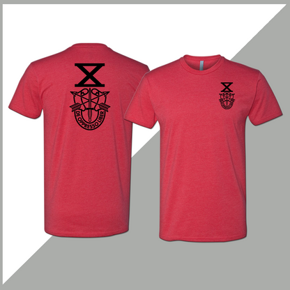 SF Association Monochrome Crest Logo Unisex T-Shirt - Double-Sided Print