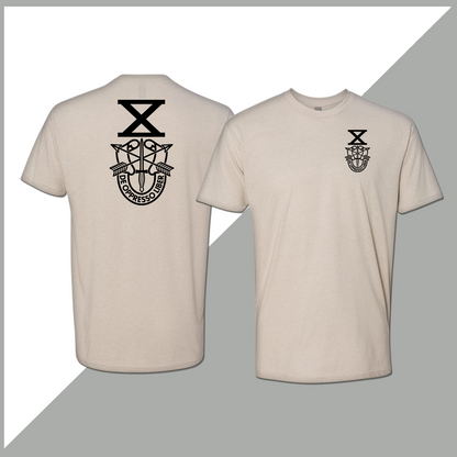 SF Association Monochrome Crest Logo Unisex T-Shirt - Double-Sided Print