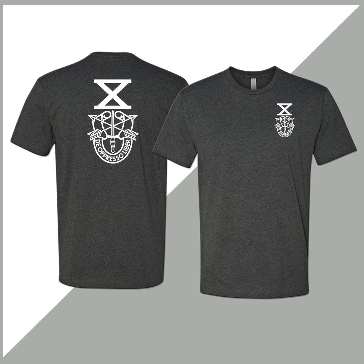 SF Association Monochrome Crest Logo Unisex T-Shirt - Double-Sided Print