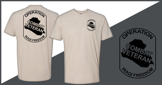 Combat Veteran Iraq OIF T-Shirt