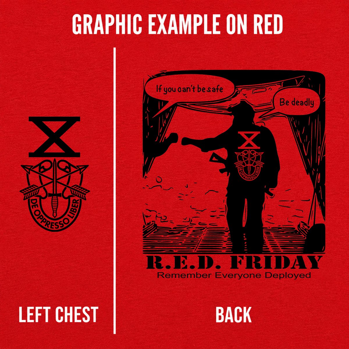 SF Assn RED Friday Deadly T-Shirt
