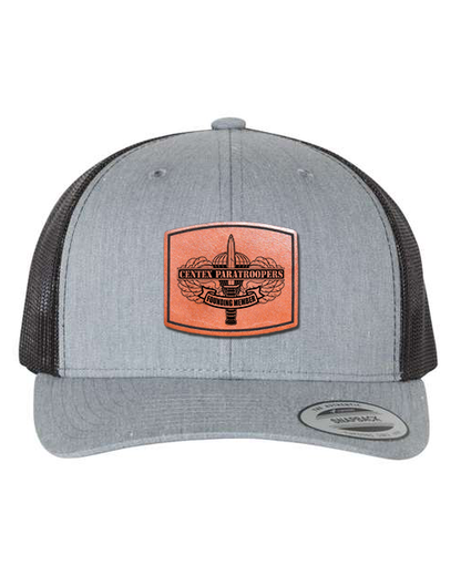 CenTex Founder Laser Engraved Leather Patch Hat