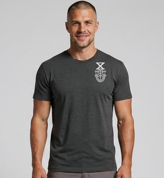 SF Association Monochrome Crest Logo Unisex T-Shirt - Single-Sided Print