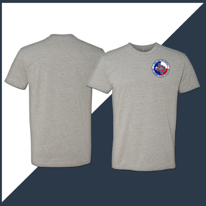 82nd Association Lone Star Chapter Logo Full Color Unisex T-Shirt - Single Sided Print