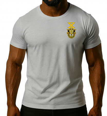 SF Association Gold Crest Logo Unisex T-Shirt - Left Chest Print